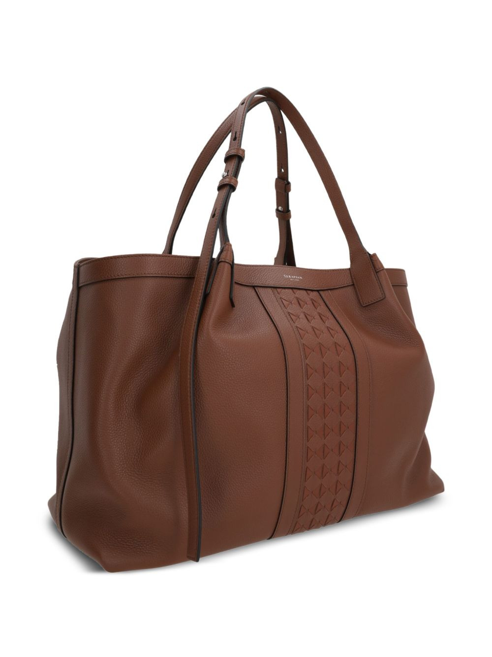 diamond-panel tote bag - 3