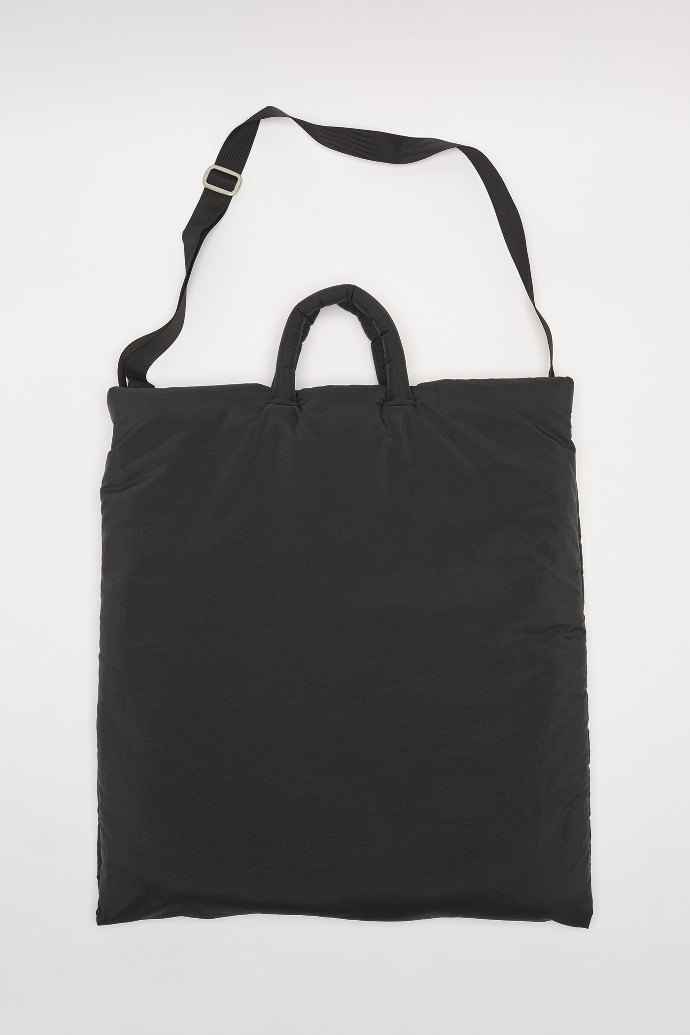 Big Pillow Tote Black Surface Nylon - 5