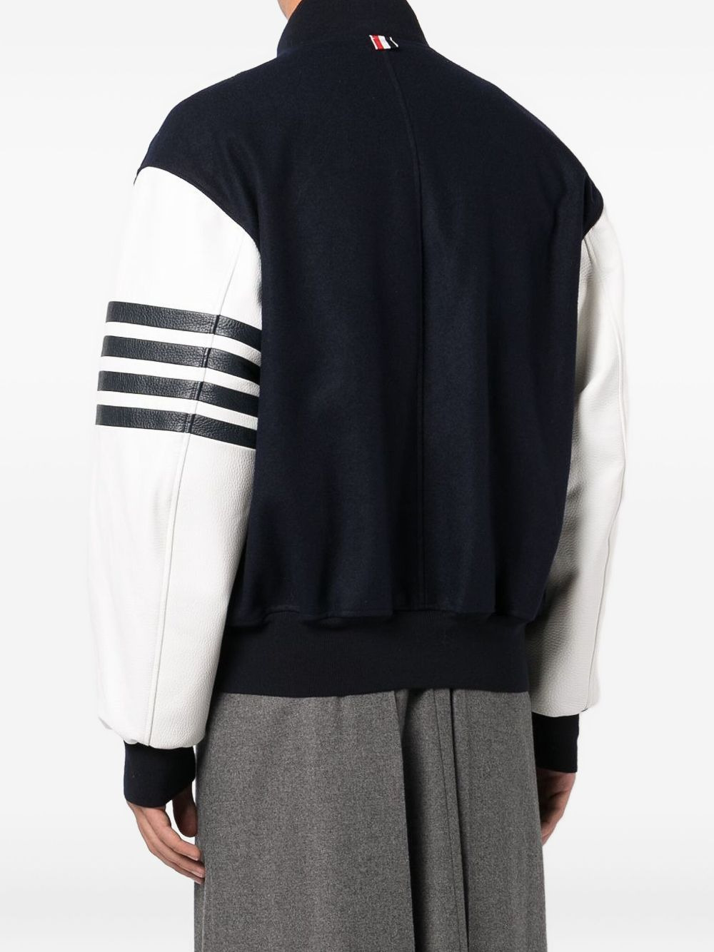 4-Bar stripe bomber jacket - 4