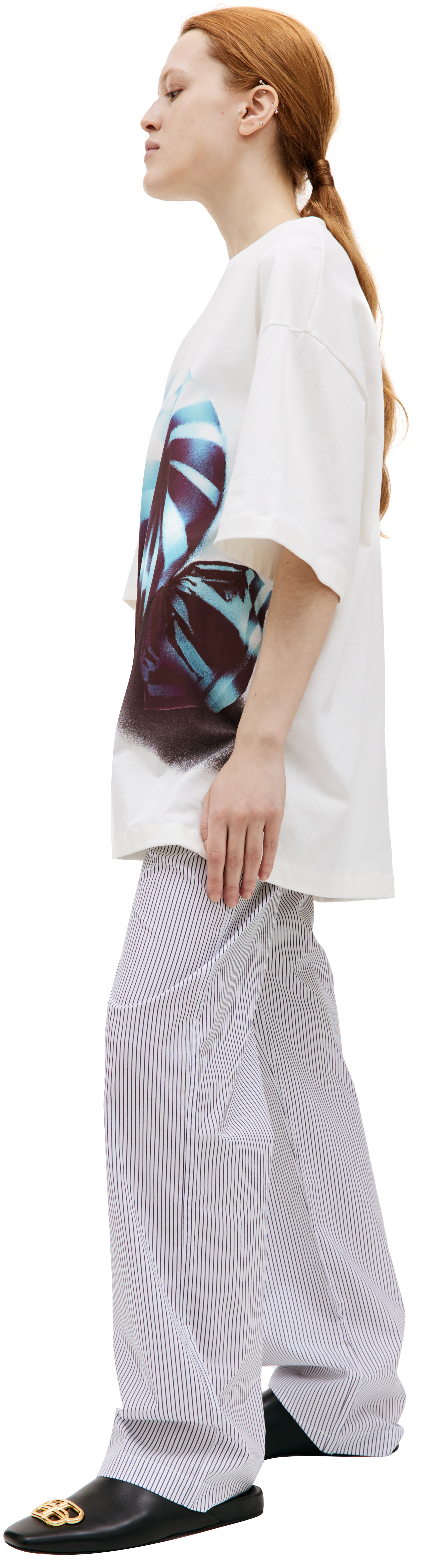 WHITE PRINTED T-SHIRT - 2