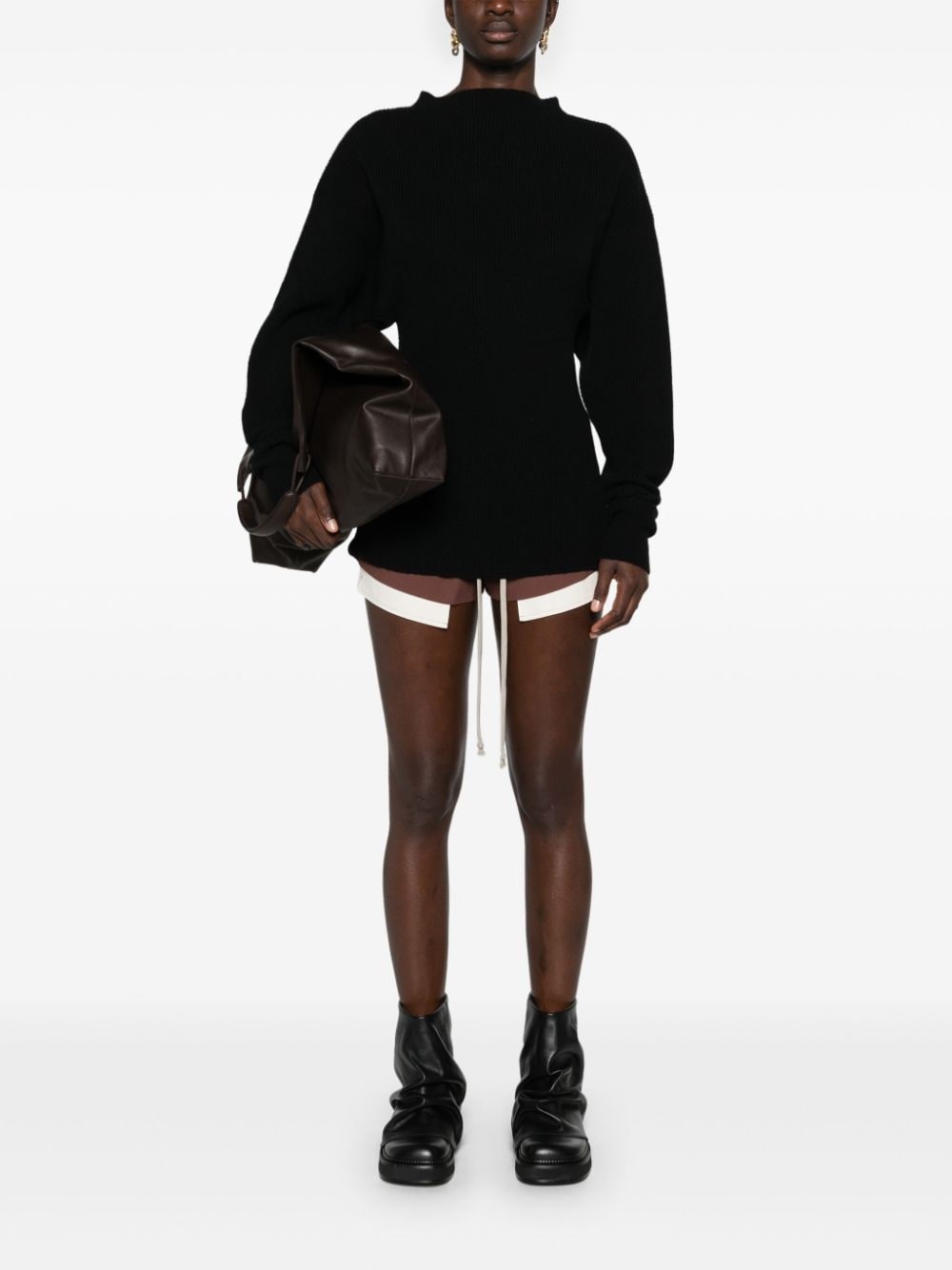 ribbed-knit wool jumper - 2