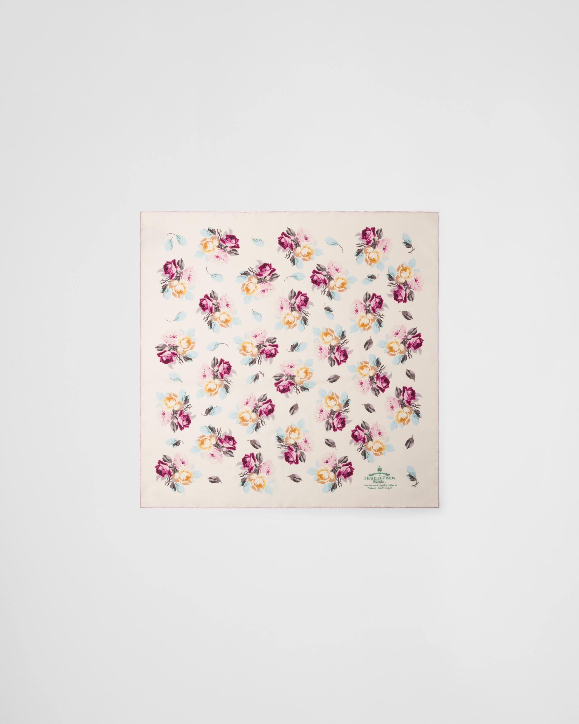 Printed silk twill scarf - 3