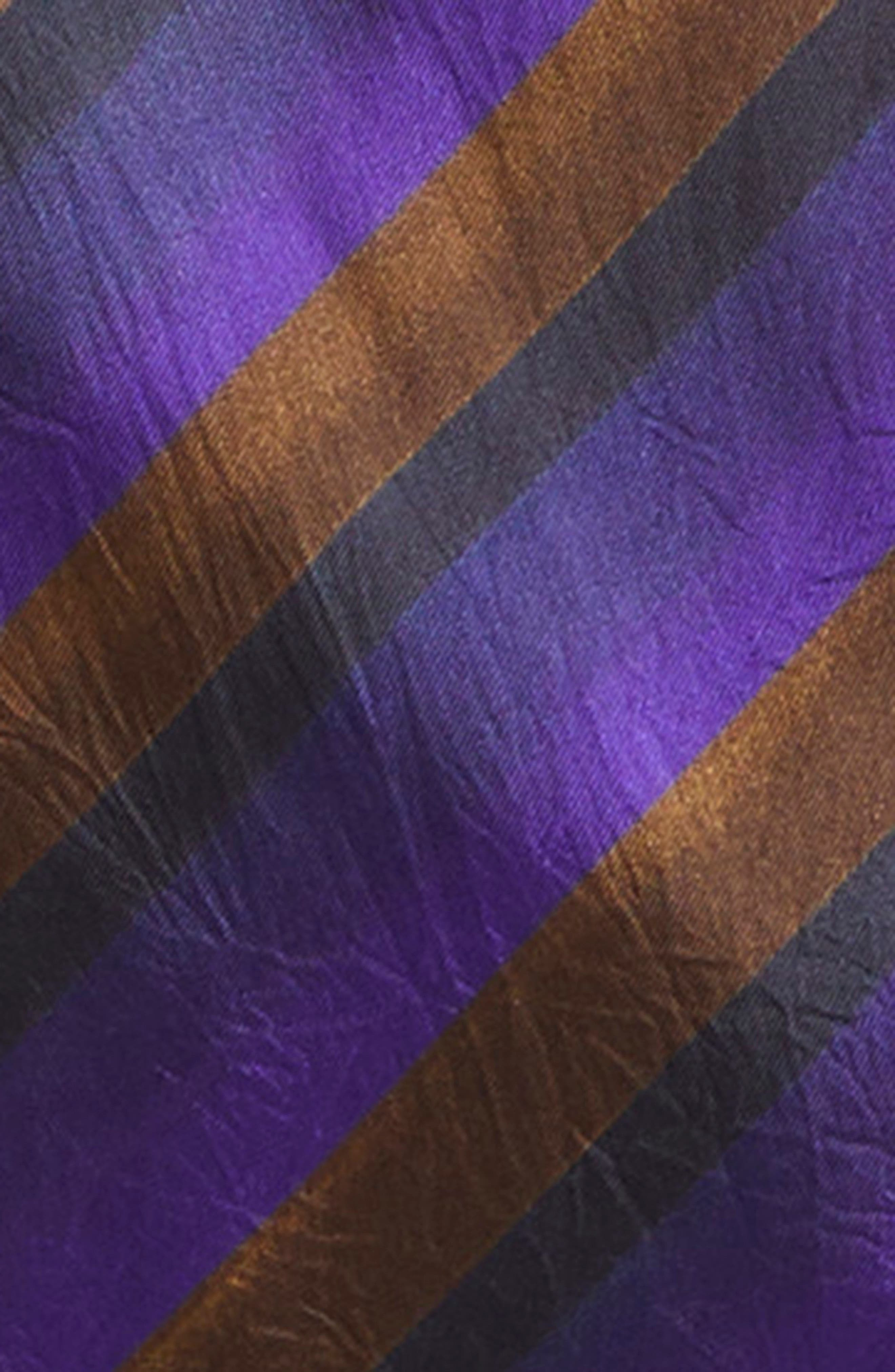 Dries Van Noten Senice Mixed Print Midi Skirt in Purple at Nordstrom - 7