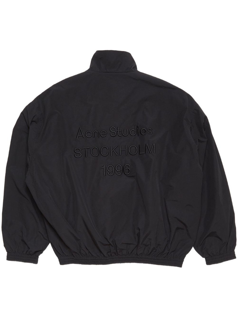 logo-embroidered jacket 1