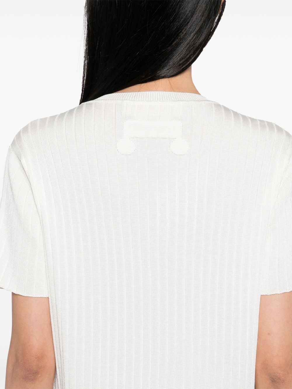 half-and-half T-shirt - 5