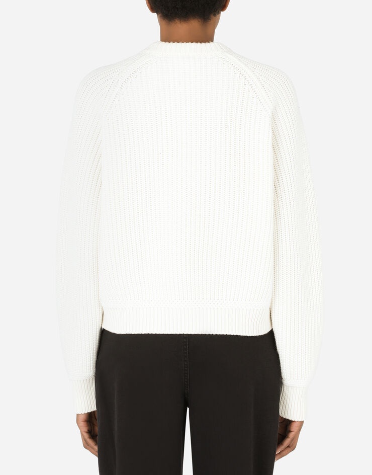 Cashmere sweater with D&G embroidery - 2