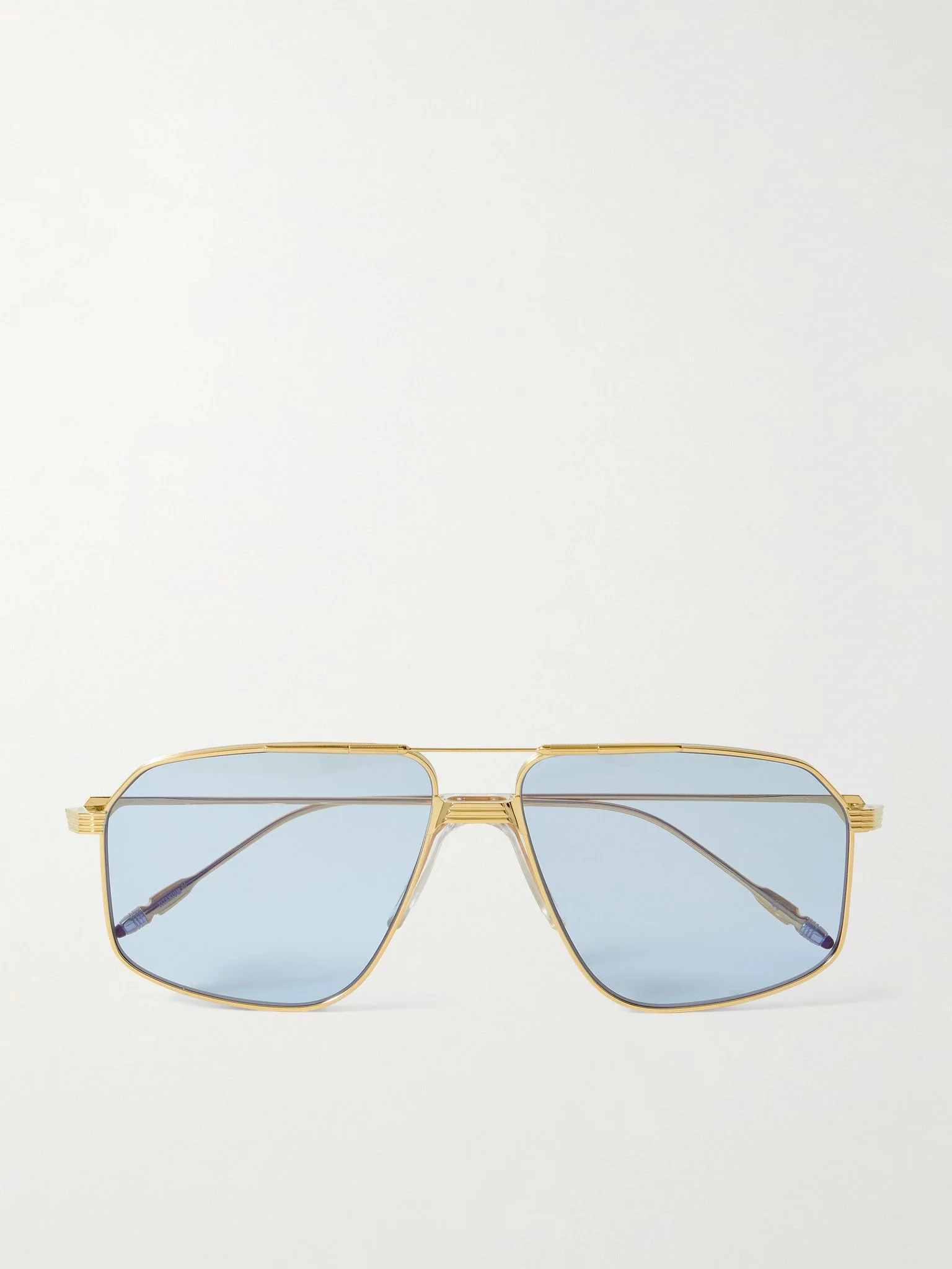 Jagger aviator-style gold-tone sunglasses Gold - 1