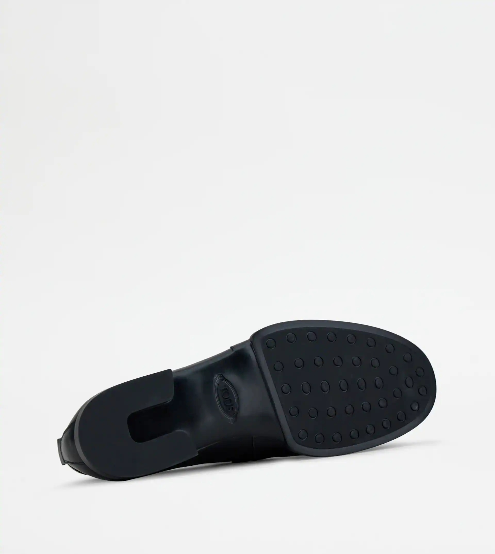 LOAFERS IN LEATHER - BLACK - 5