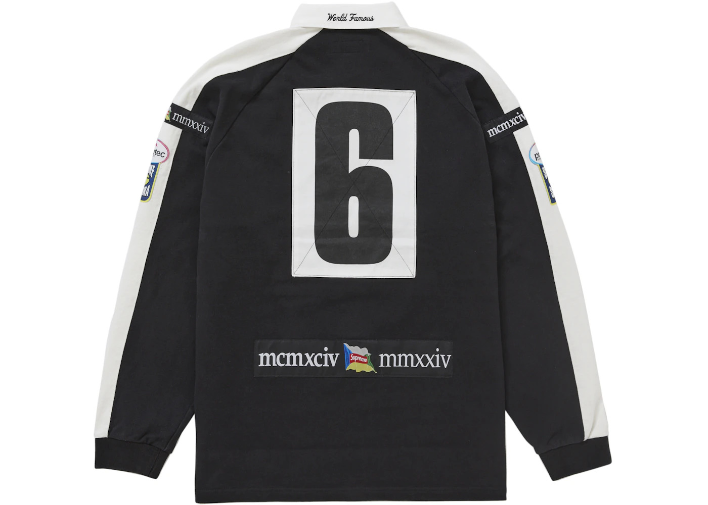 Supreme Chest Stripe Rugby Black - 2