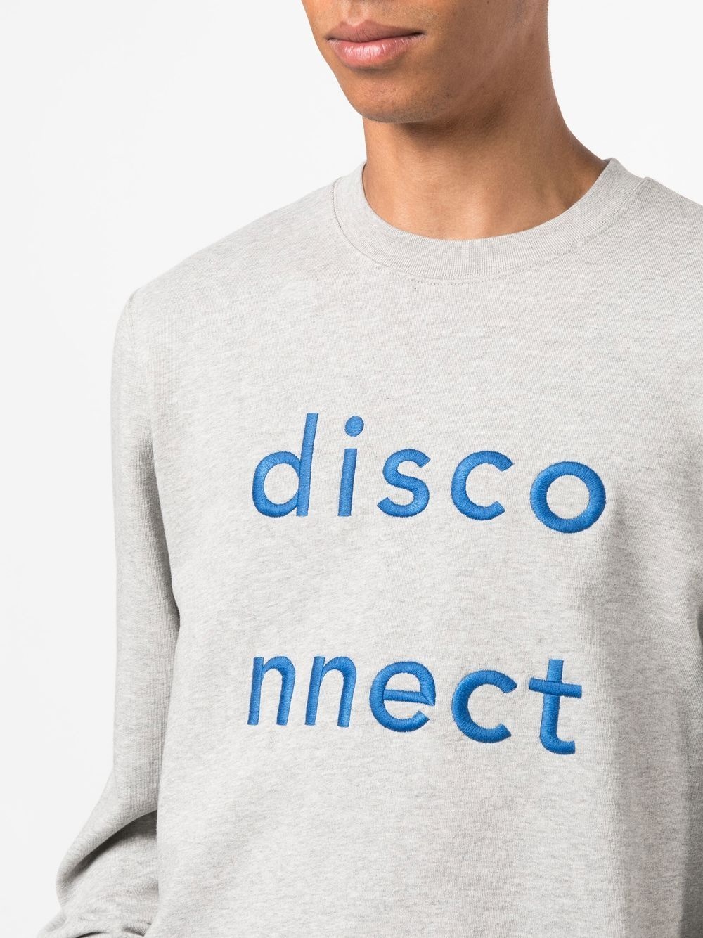 Disco embroidered-slogan sweatshirt - 5