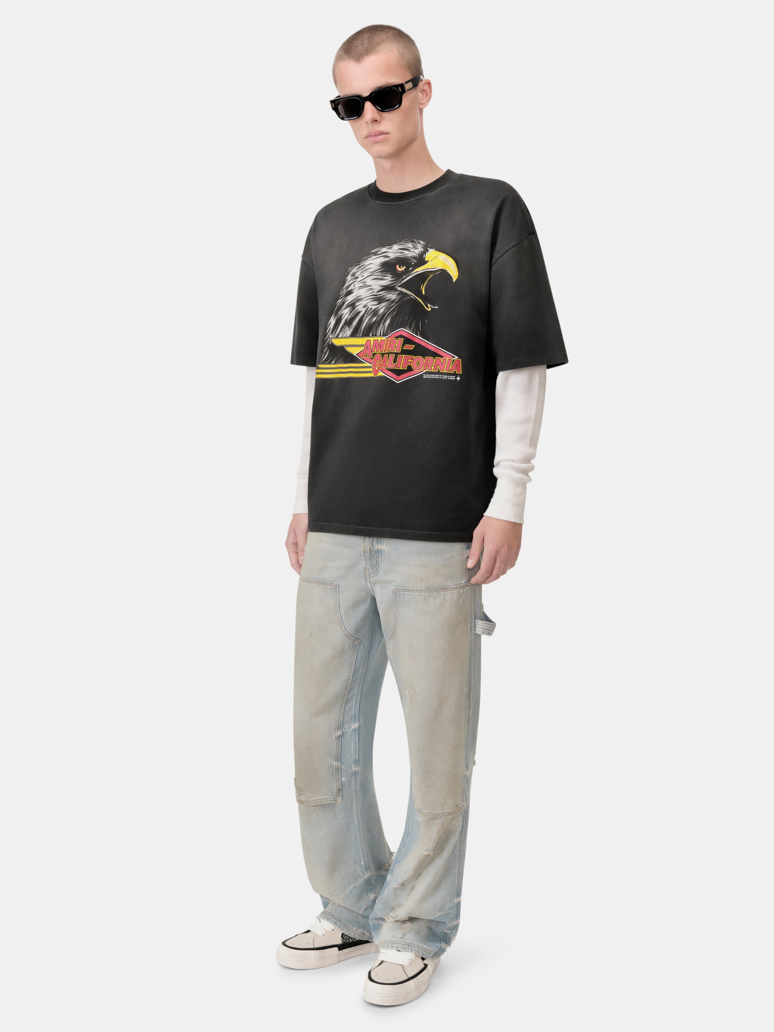 AMIRI EAGLE OVERSIZED TEE - 5