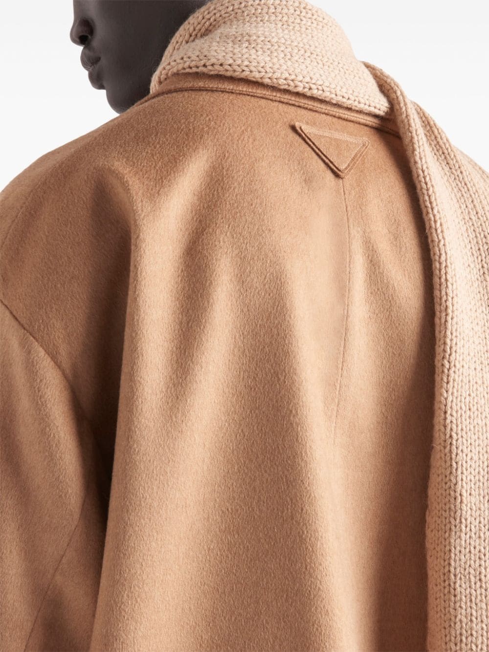 triangle-logo coat - 4