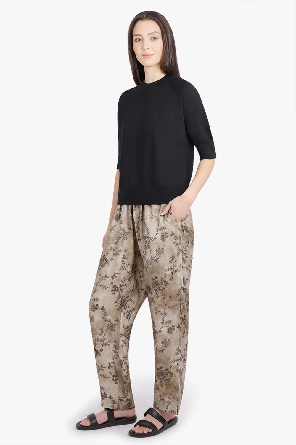 TUAN S/S CREWNECK KNIT | BLACK - 6