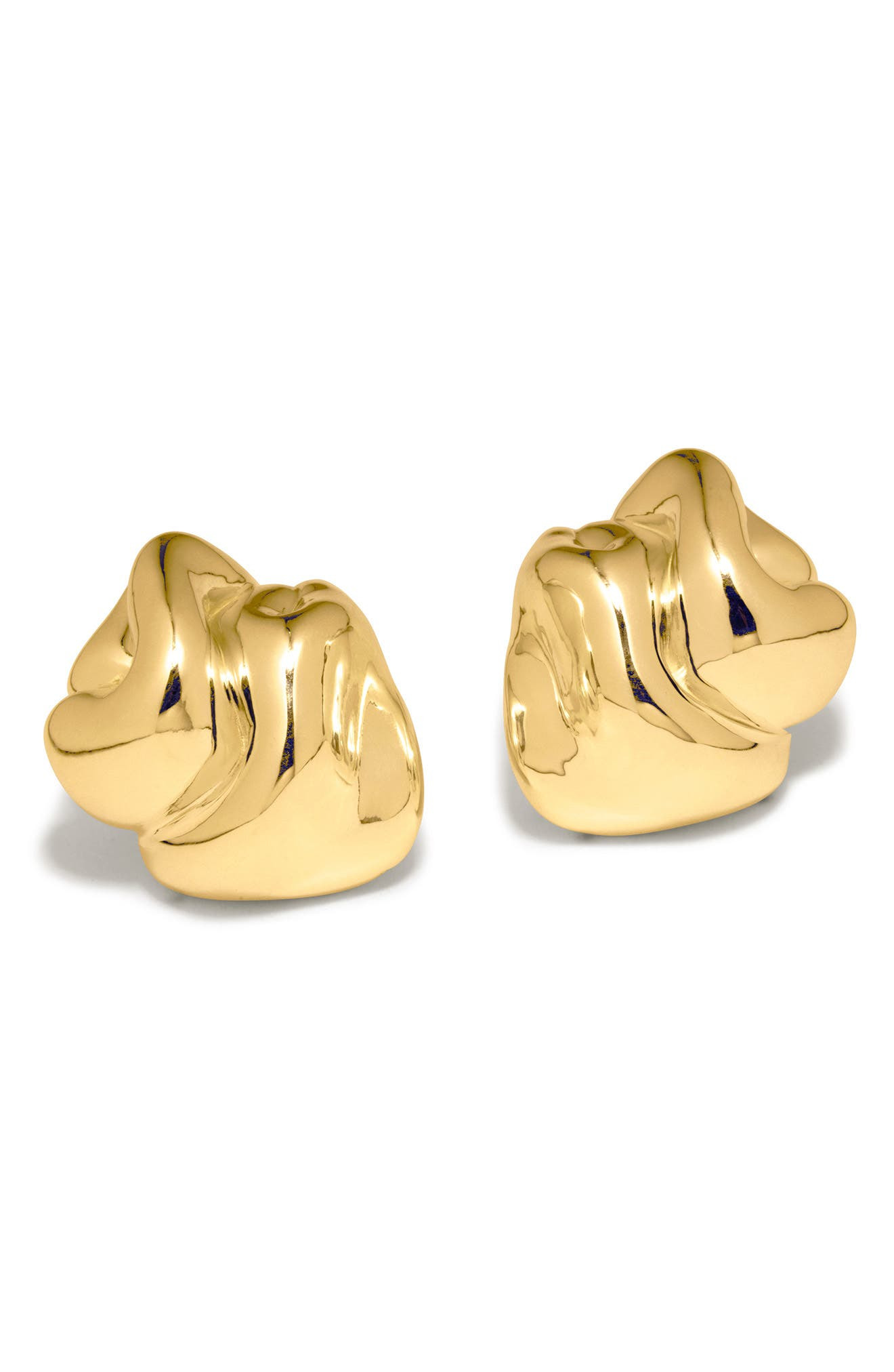 COMPLETEDWORKS Sculptural Inflated Stud Earrings in 18Ct Gold Plated at Nordstrom - 3