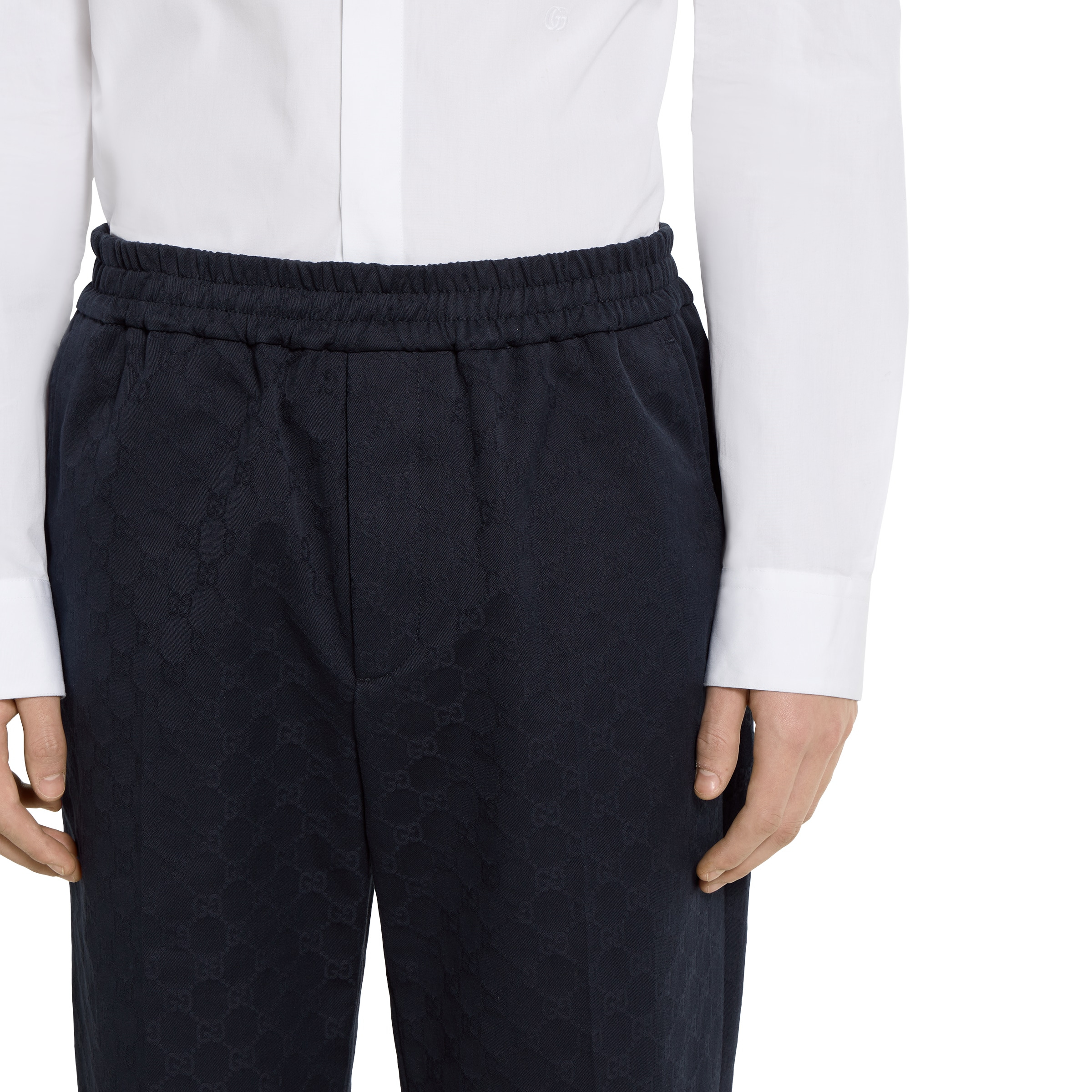 GG cottton gabardine pant - 5