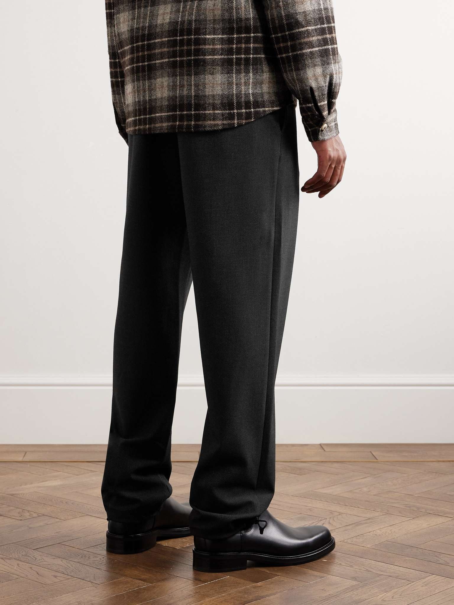 Straight-Leg Twill Trousers - 4