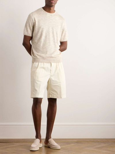 Loro Piana Linen and Silk-Blend T-Shirt outlook