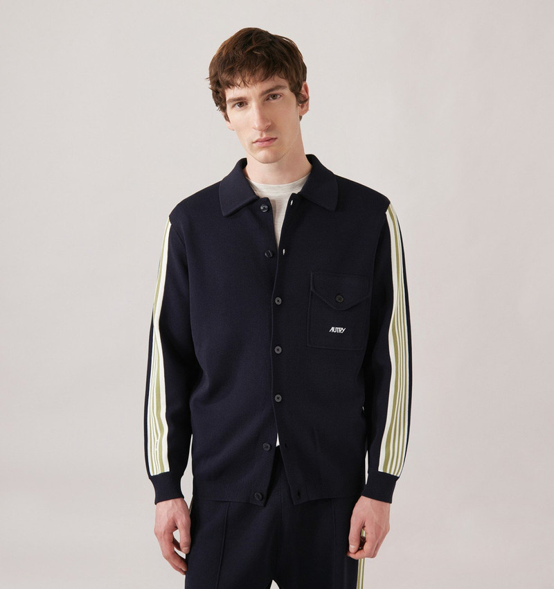 AUTRY KNITTED VISCOSE SHIRT JACKET MAN outlook