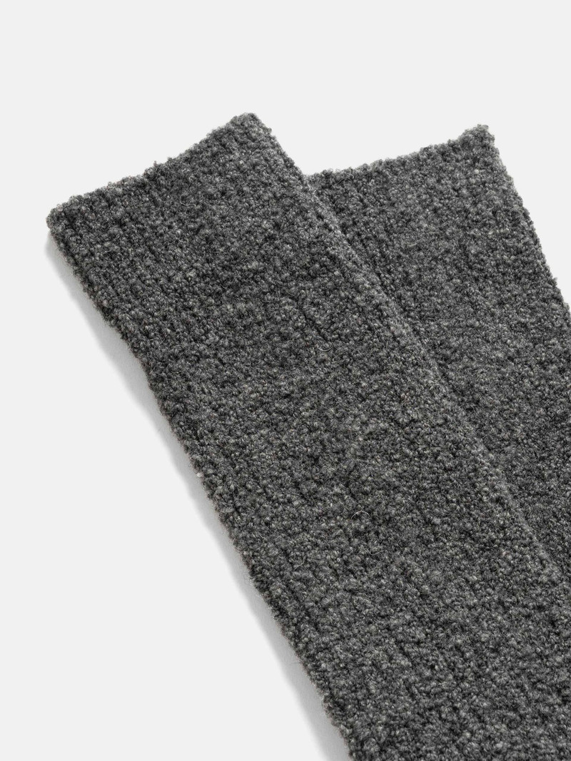ROTOTO® R1636 Merino Boucle Socks Dark Gray outlook