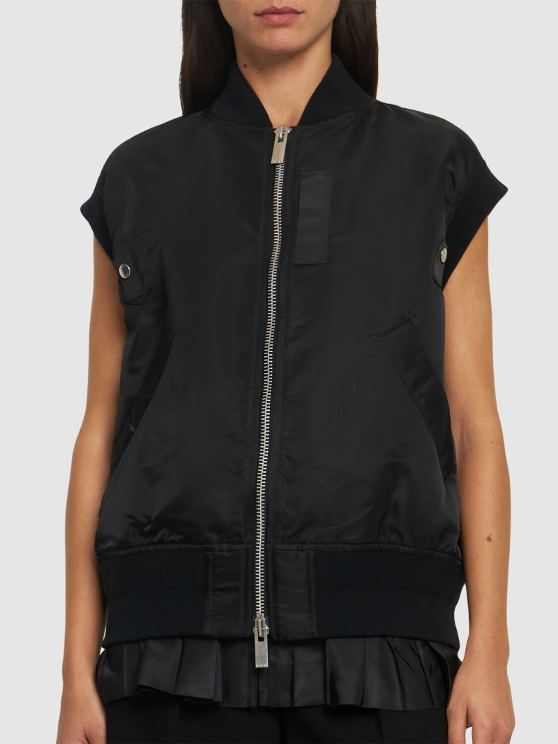 sacai Nylon twill vest | luisaviaroma | REVERSIBLE