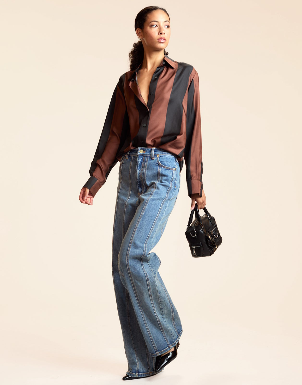 Collectible Stripe Silk Shirt - 2