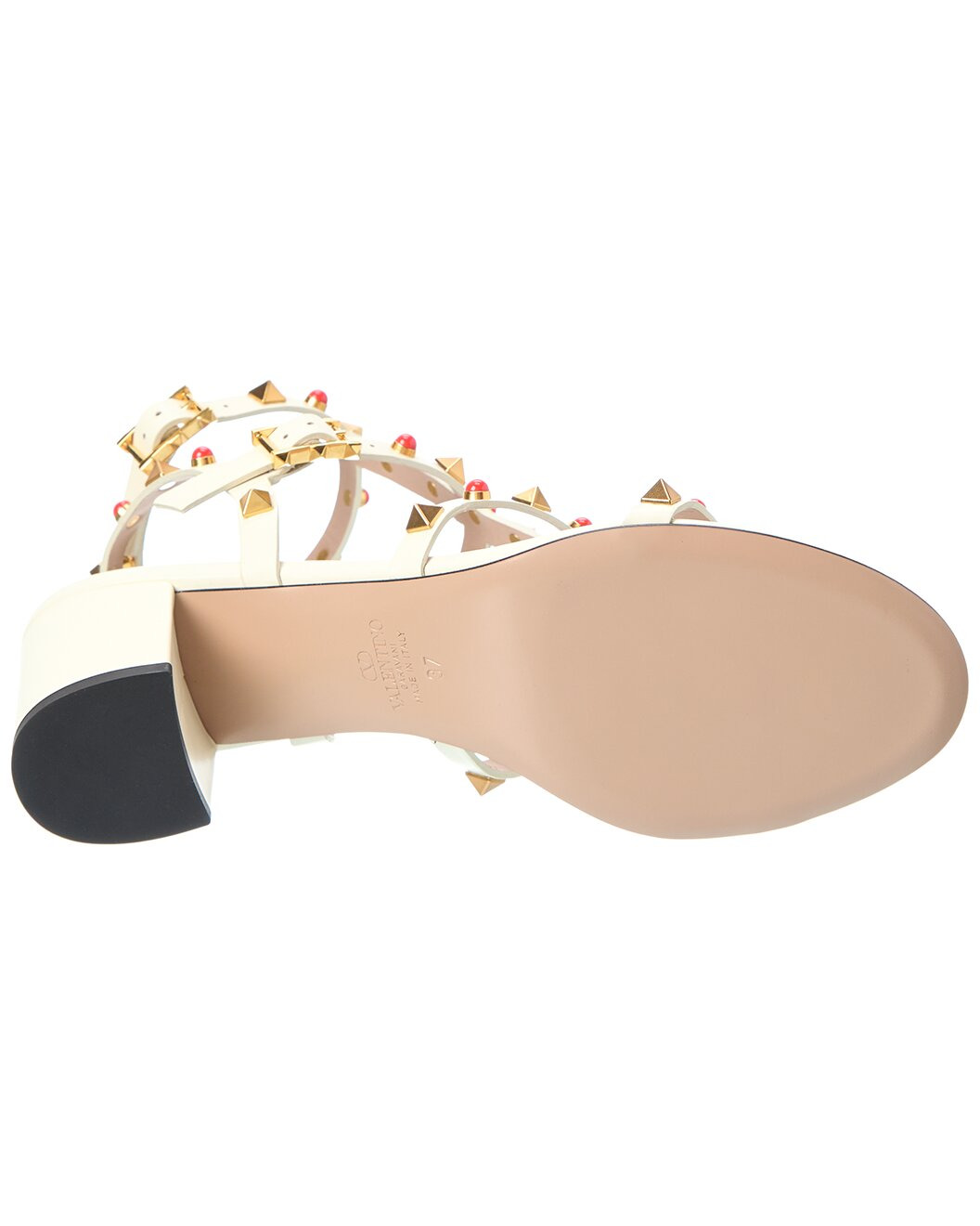 Valentino Rockstud Caged 55 Leather Sandal - 4