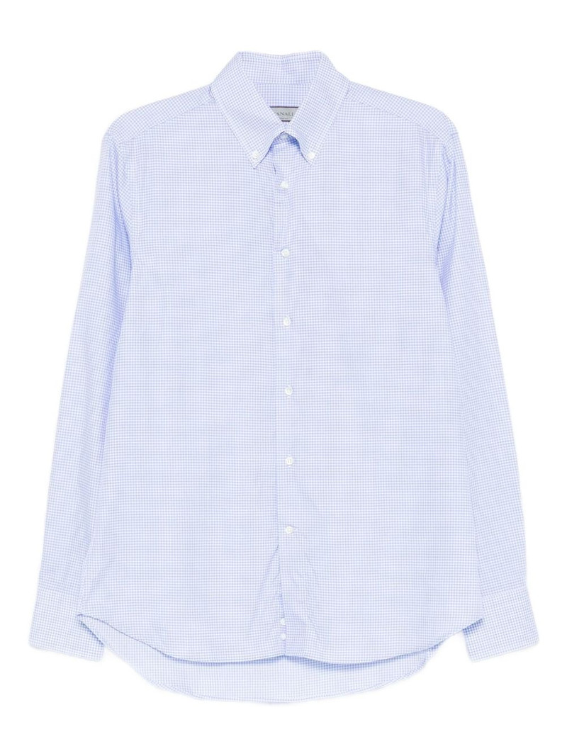 gingham-check shirt 1
