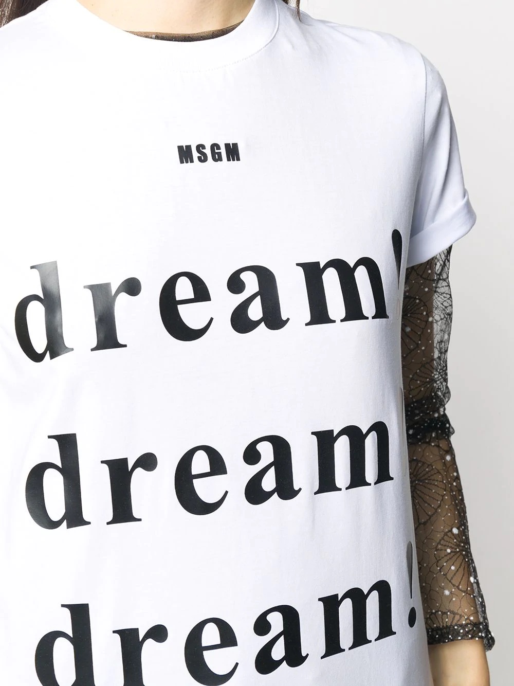 slogan print T-shirt - 5