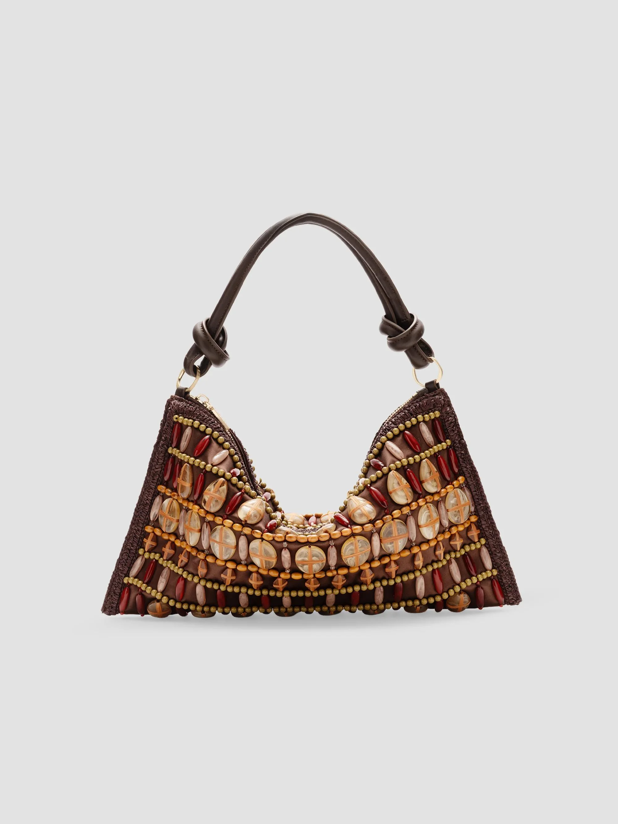 Women's Hera Embellished Mini Shoulder Bag - Luwak - 1