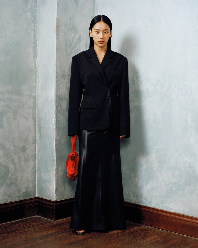 Nanushka Twill Wrap Blazer outlook