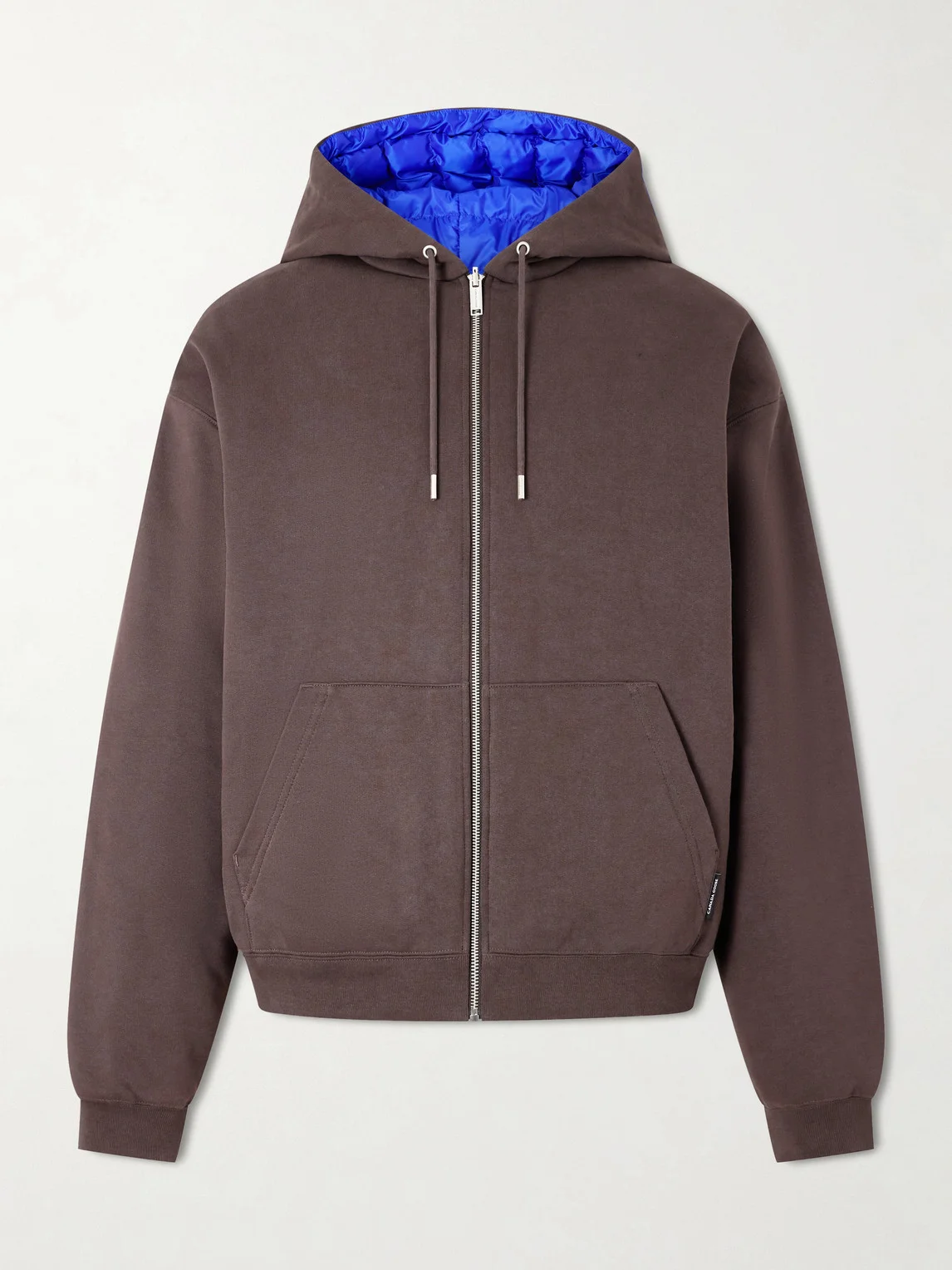 Fuse Reversible Cotton-Jersey and Quilted Shell Down Hoodie - 1