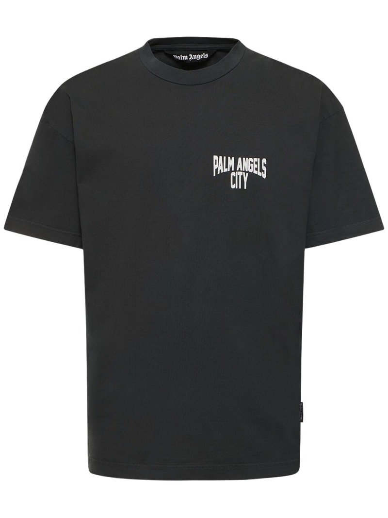 PA City logo cotton t-shirt - 1