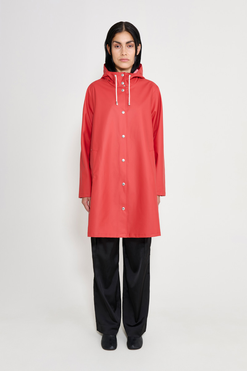 Mosebacke Lightweight Raincoat Washed Red 1