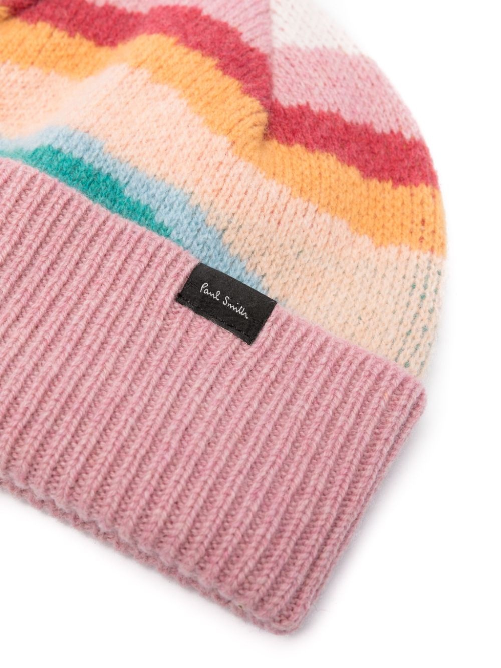 knit swirl beanie - 2