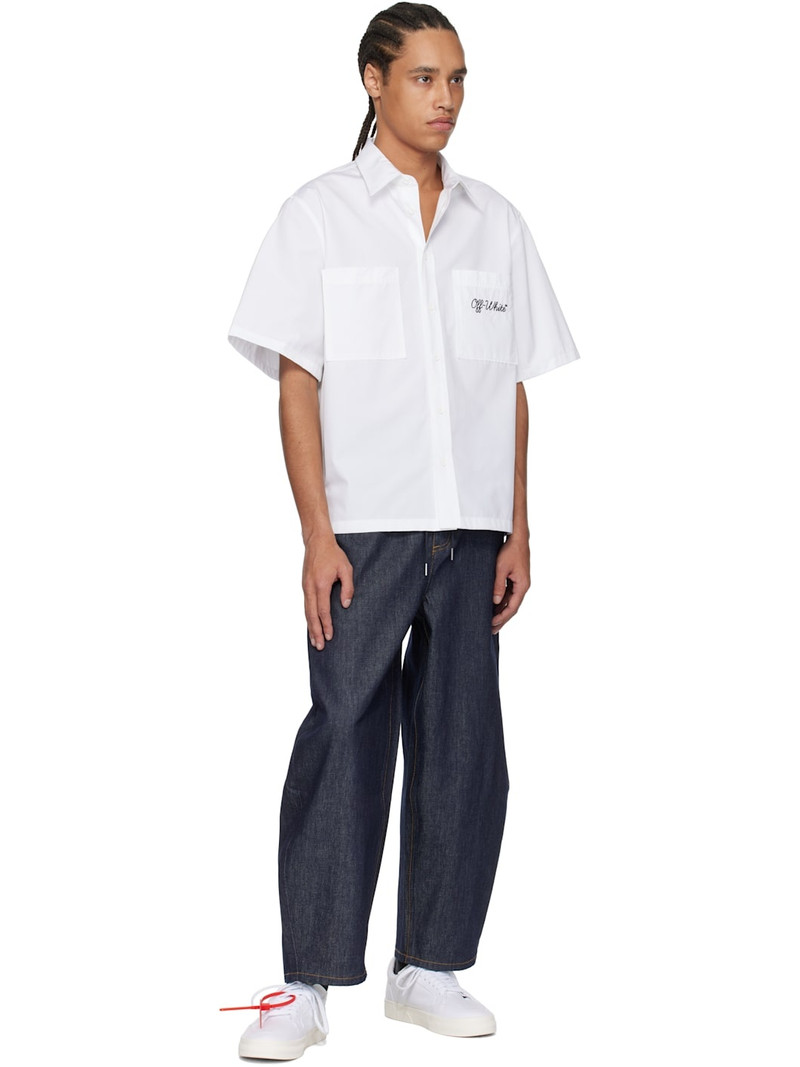 Off-White White Script Summer Shirt outlook