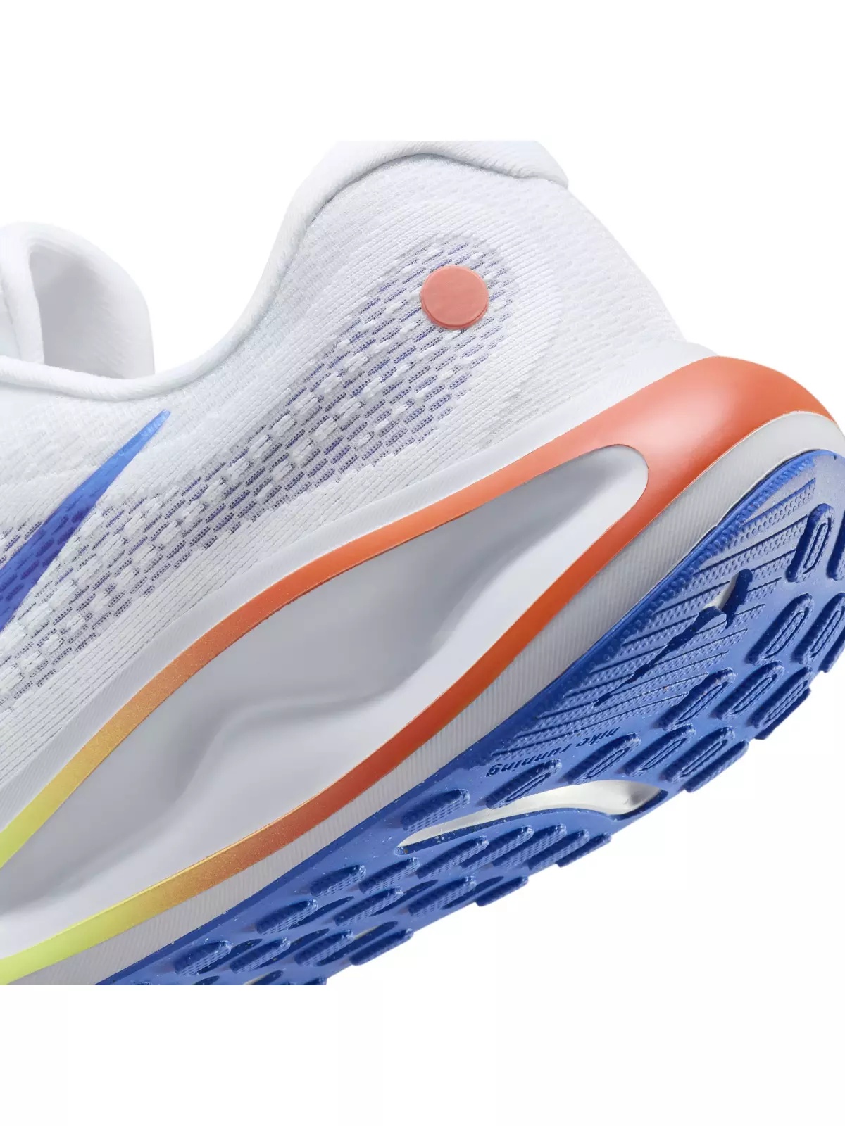 Journey Run "Football Grey/White/Light Wild Mango/Racer Blue" Men's Running Shoe - 8