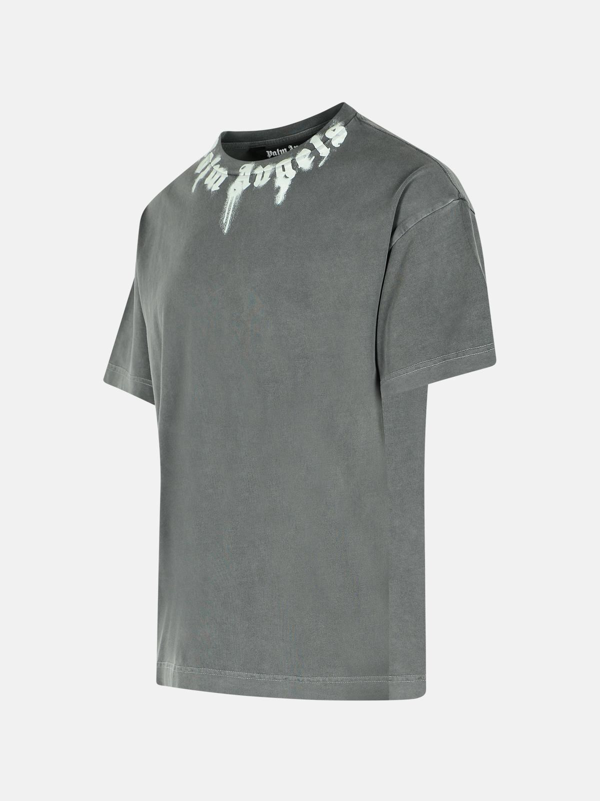 GRAY COTTON T-SHIRT - 2