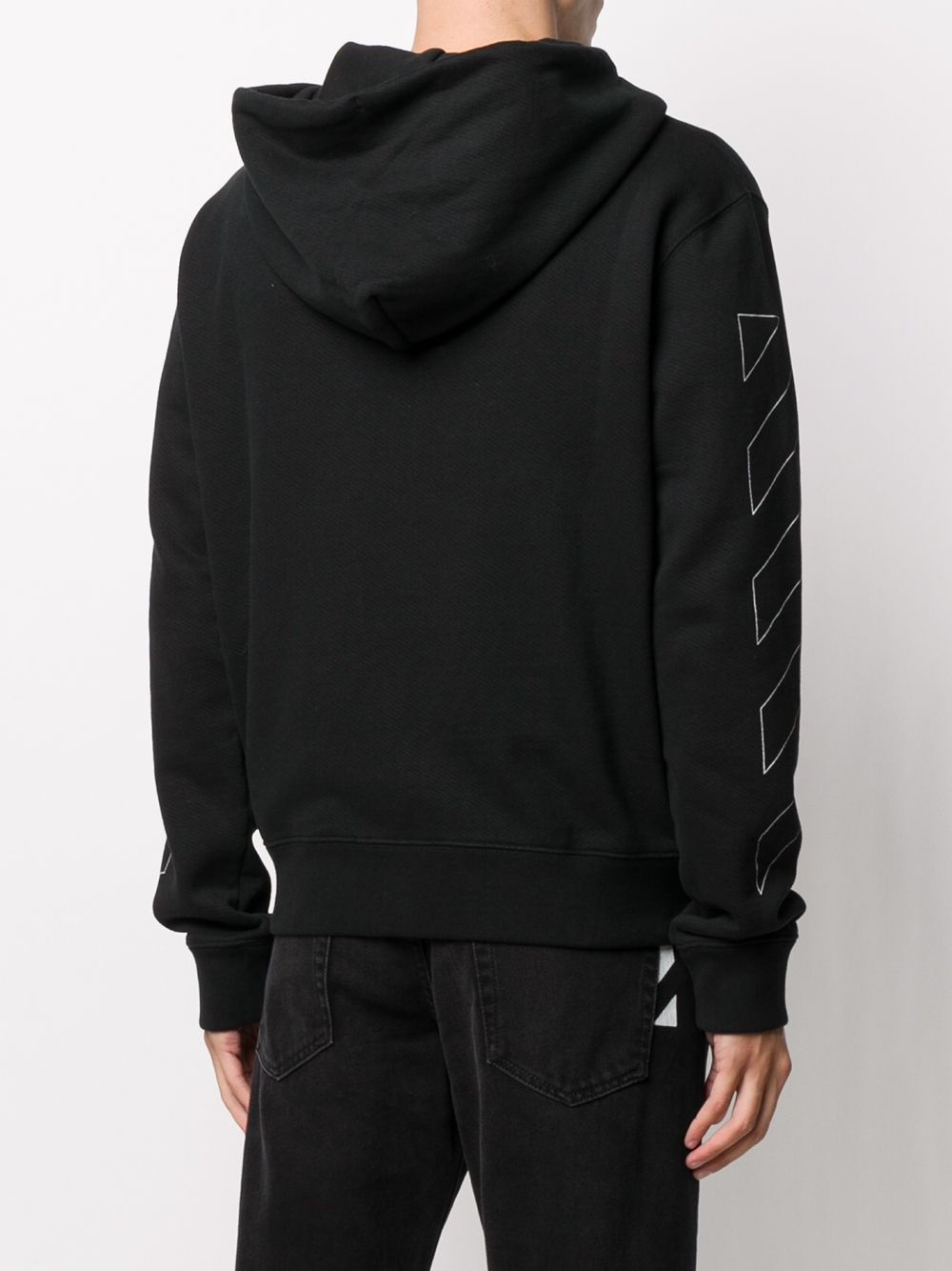 Diag zip-up hoodie - 4