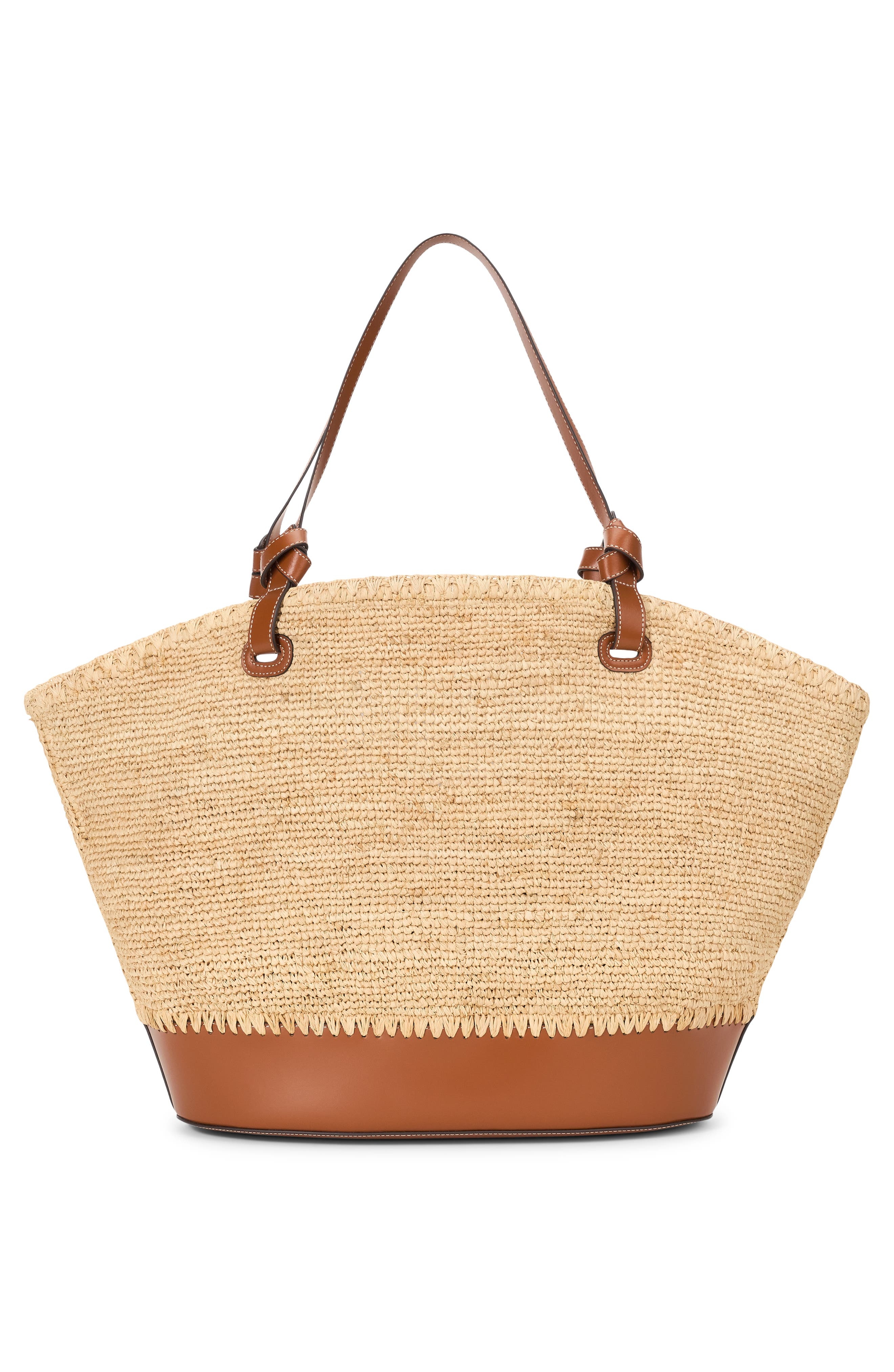 STAUD Squillo Raffia Tote in Natural/Tan at Nordstrom - 2