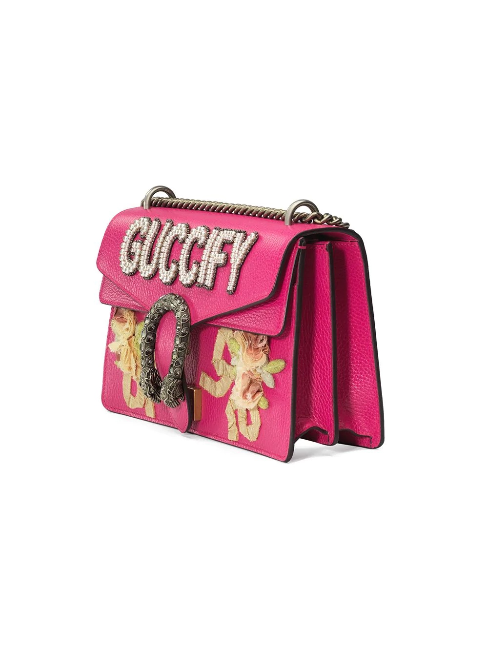 Pink Guccify Dionysus Small shoulder bag - 3