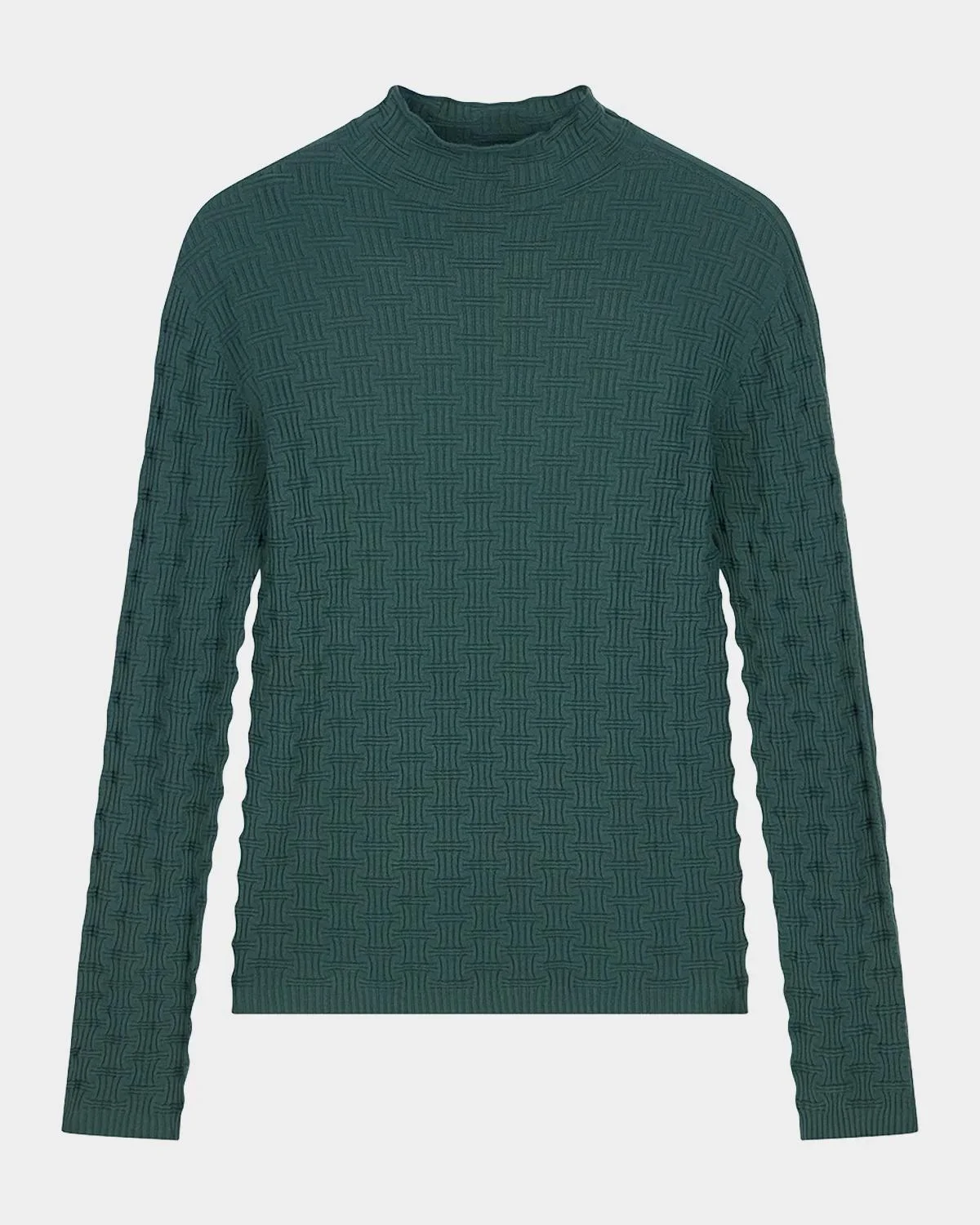 Basketweave Sweater - 1