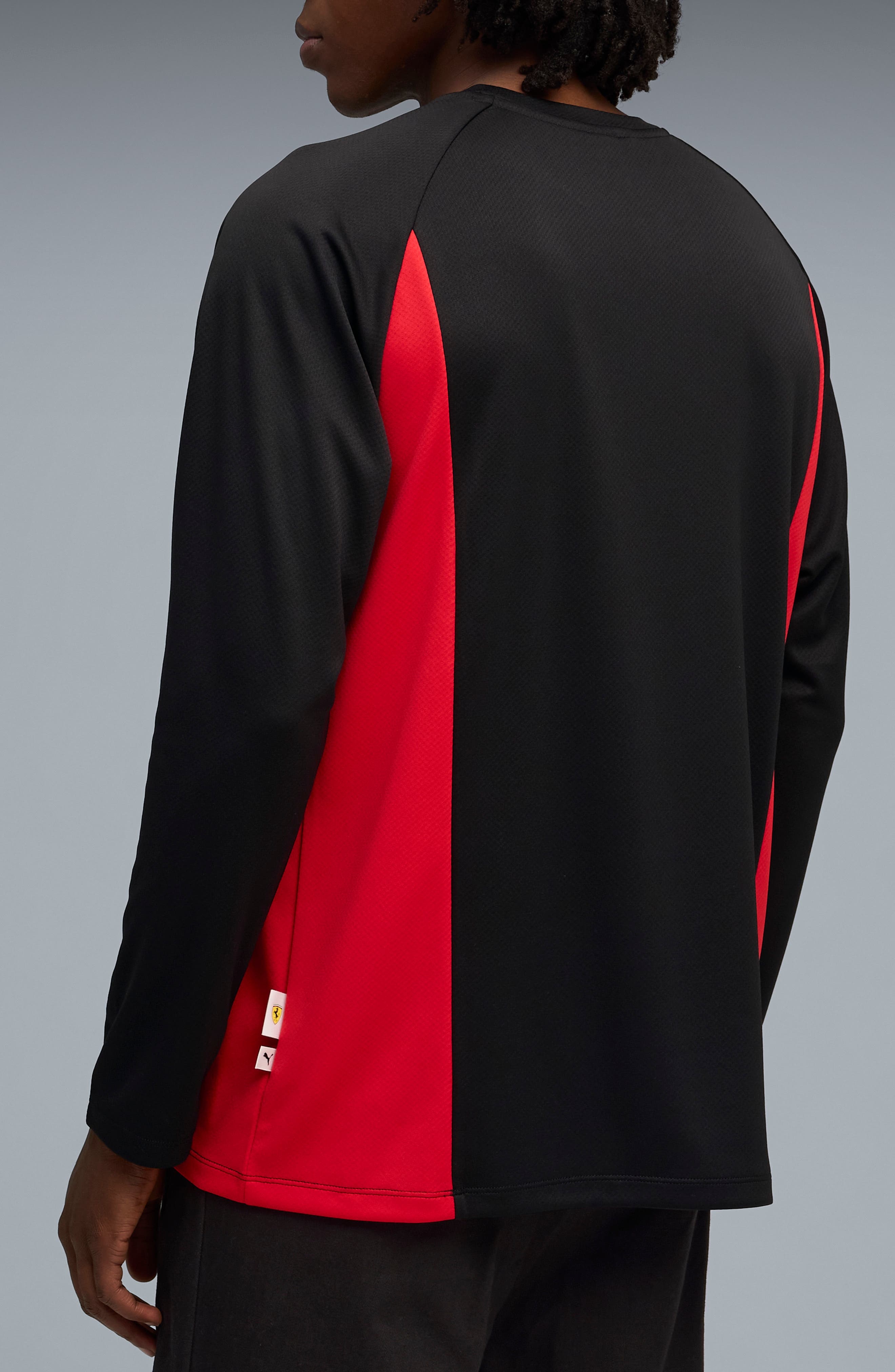 PUMA Ferrari Lifestyle Colorblock T-Shirt in Puma Black at Nordstrom - 2