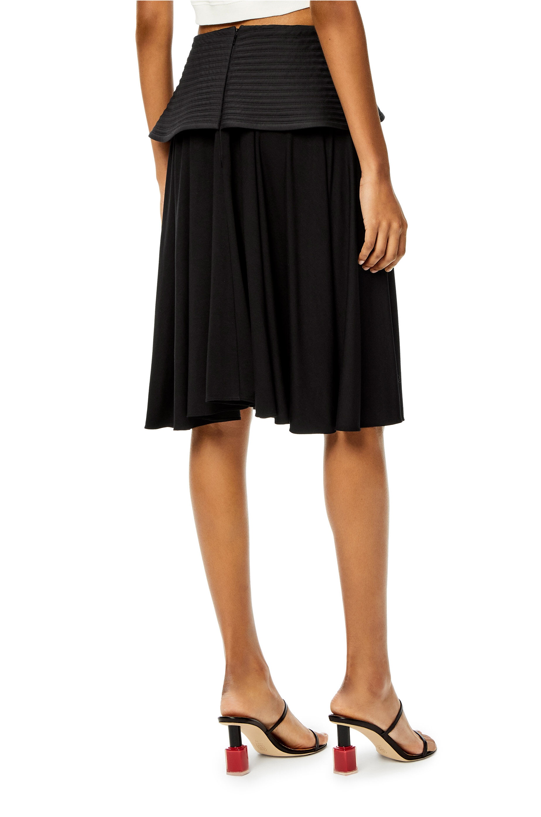 Peplum skirt in viscose - 4