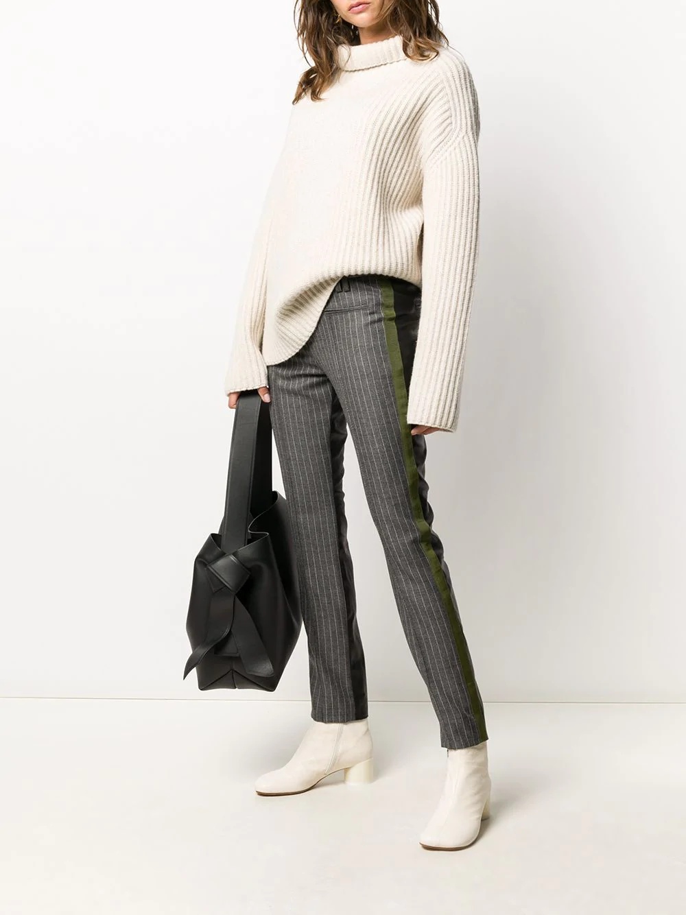 two tone trousers - 2