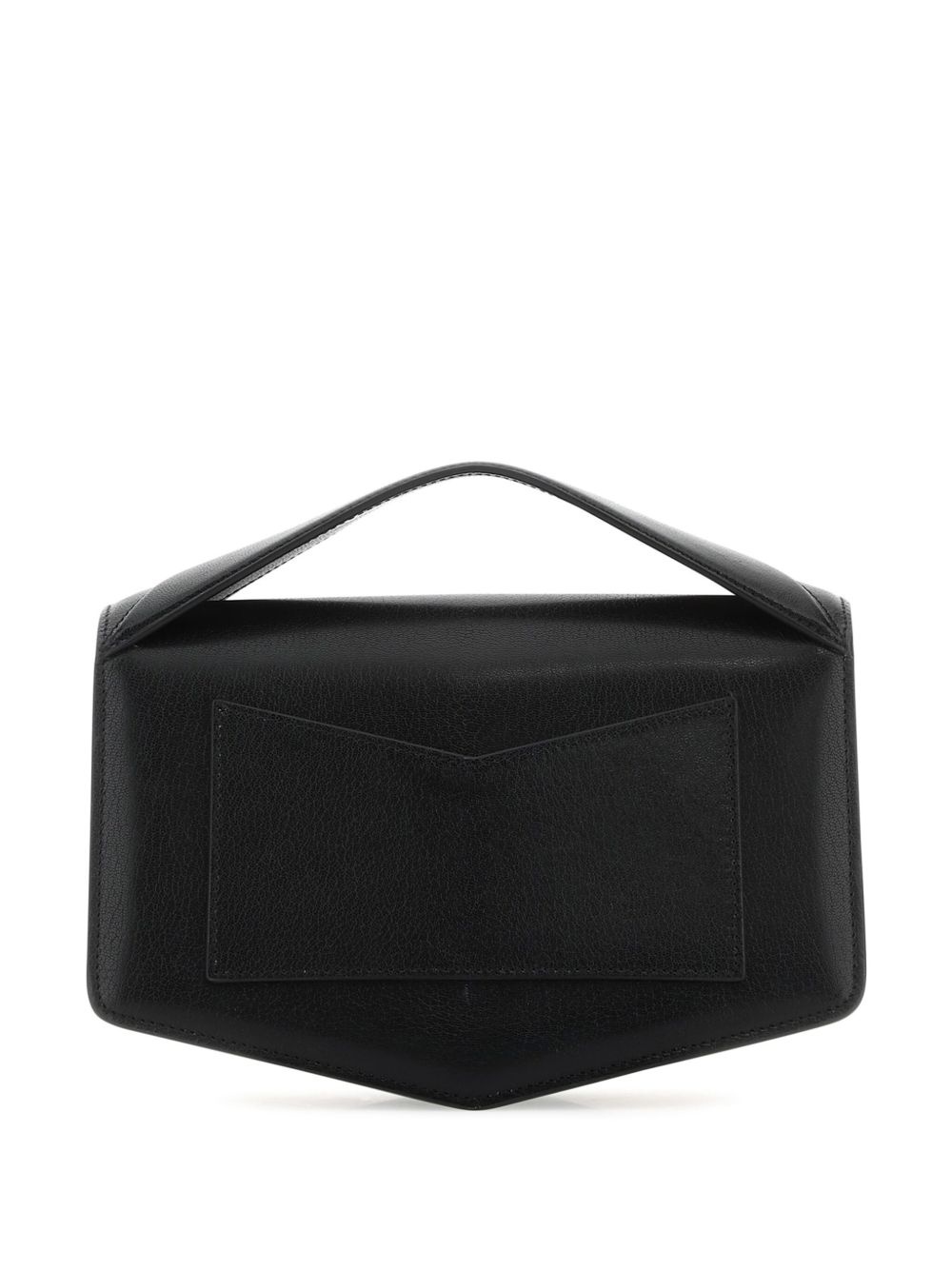 logo-plaque leather shoulder bag - 2