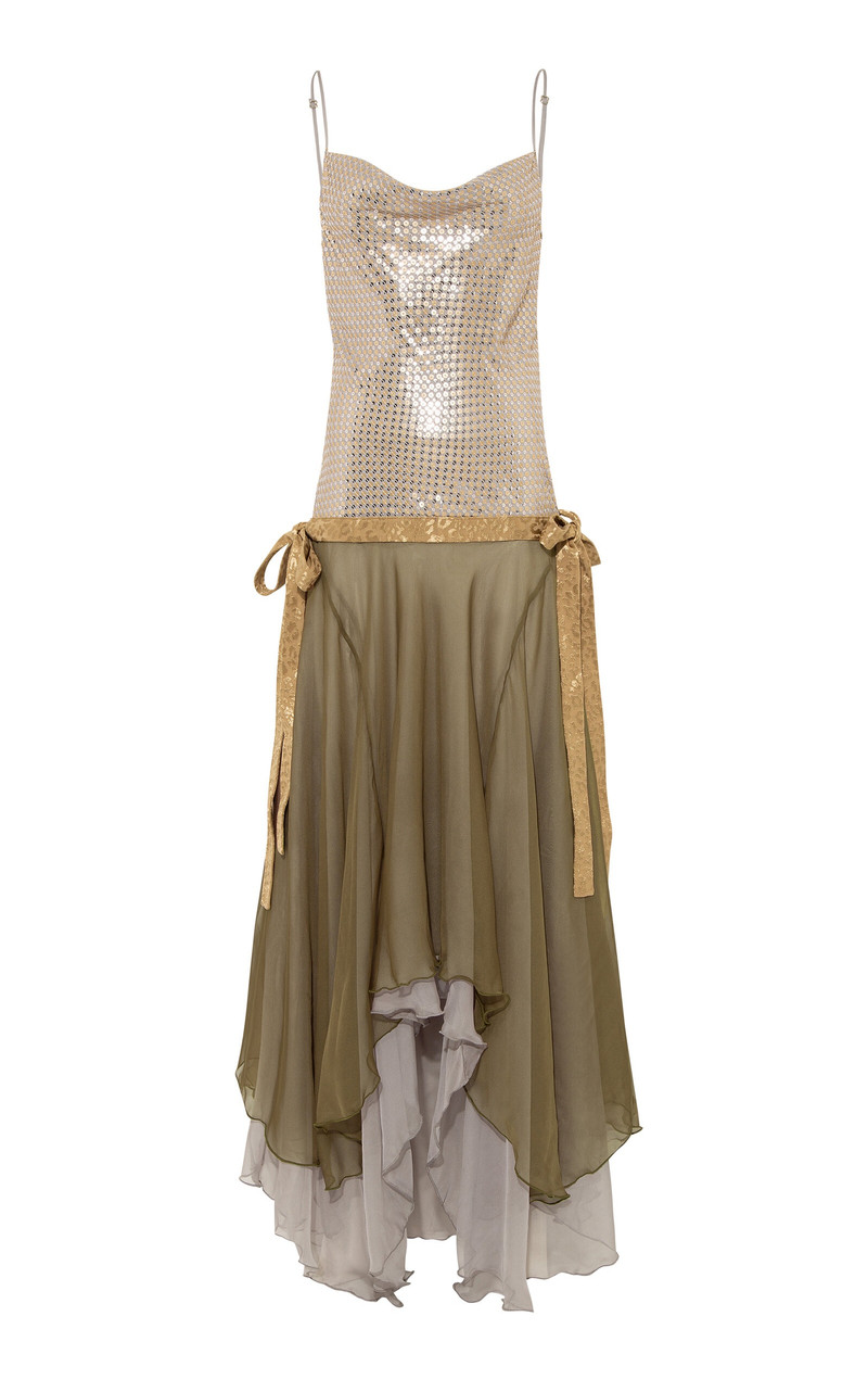 Faisy Sequined Drop-Waist Midi Dress multi 1