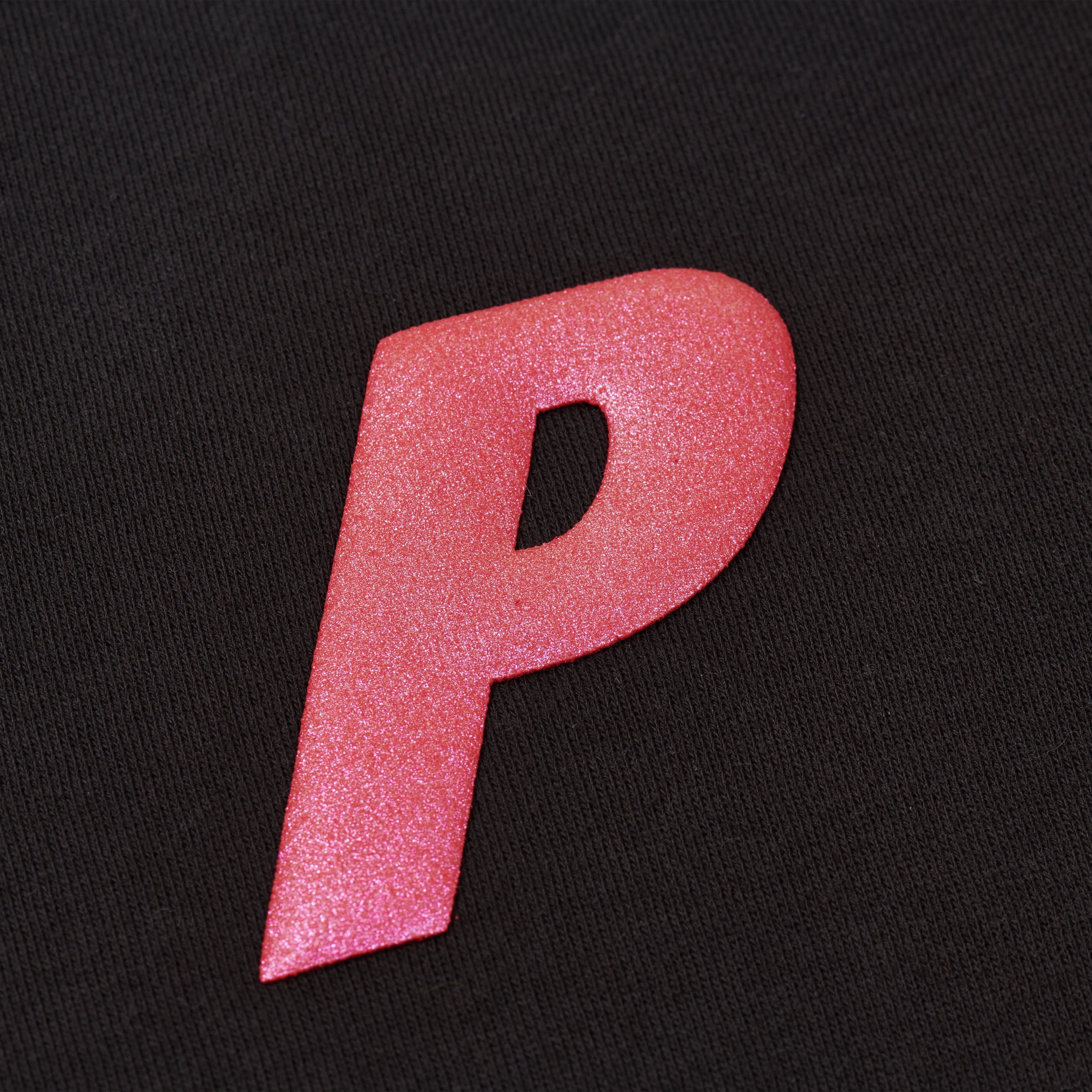 PALACE P3 GLITTER CREW BLACK | REVERSIBLE