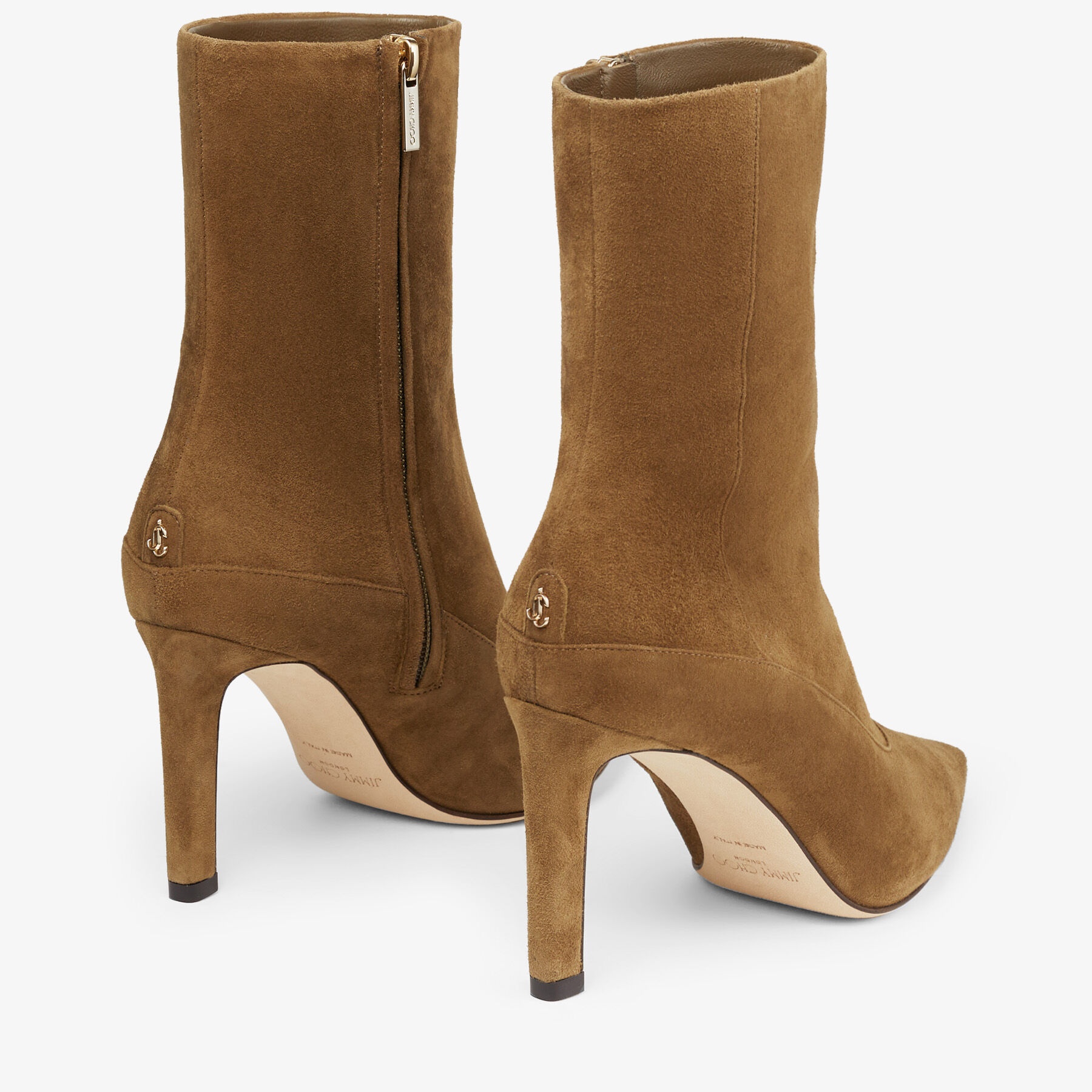 Mavie 85
Caper Green Suede Ankle Boots - 3