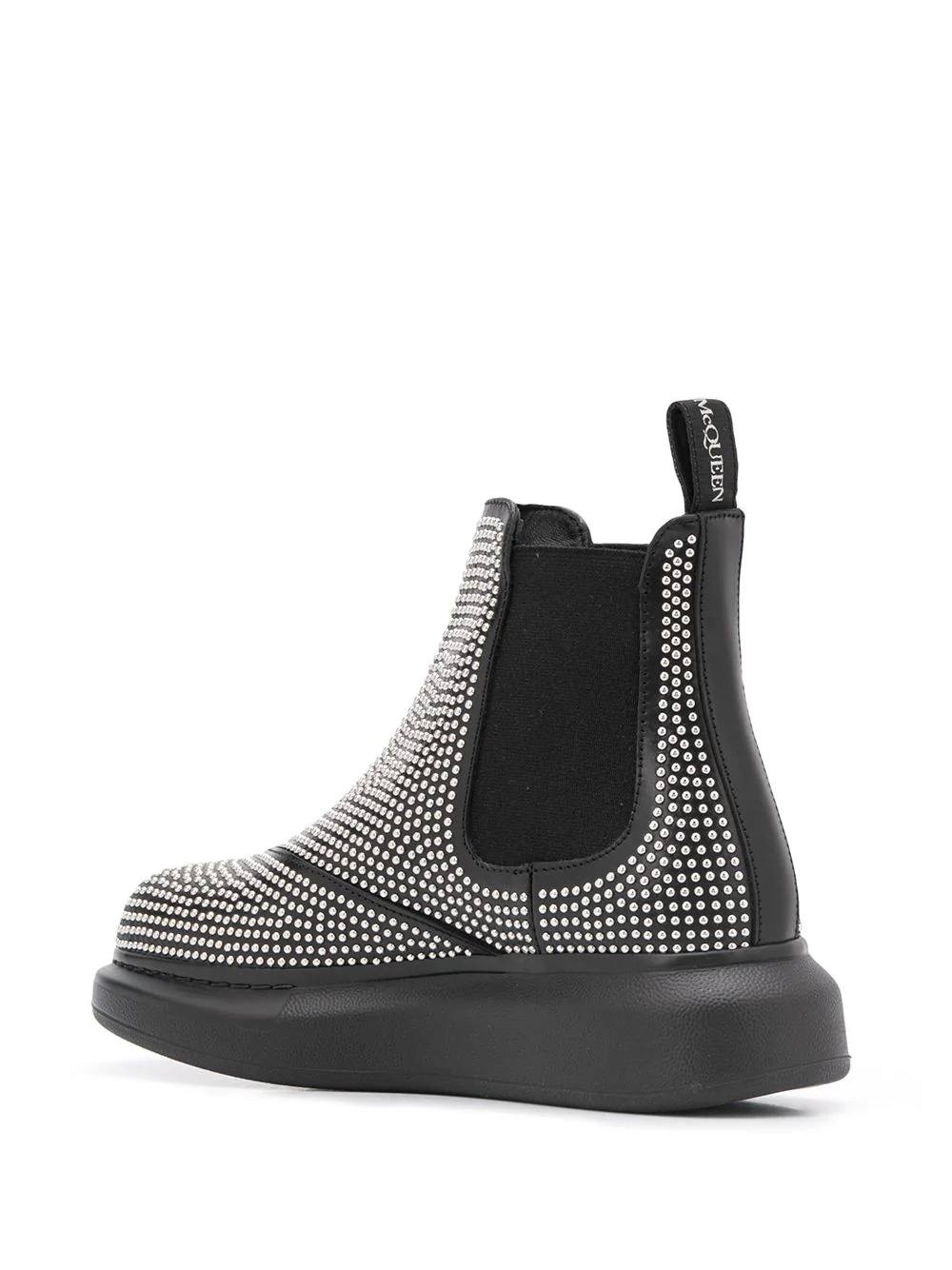 studded chunky sole ankle boots - 3