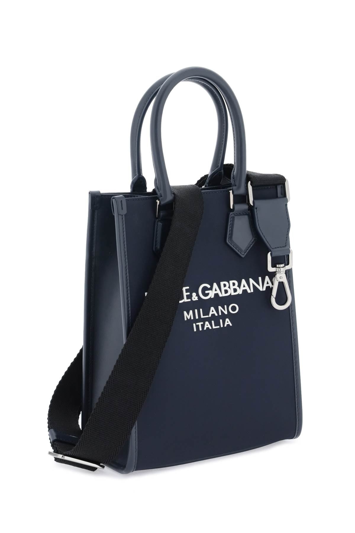 Dolce & Gabbana Small Nylon Tote Bag With Logo Men - 3